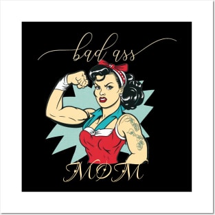 Bad Ass Mom-Retro Pop Art Posters and Art